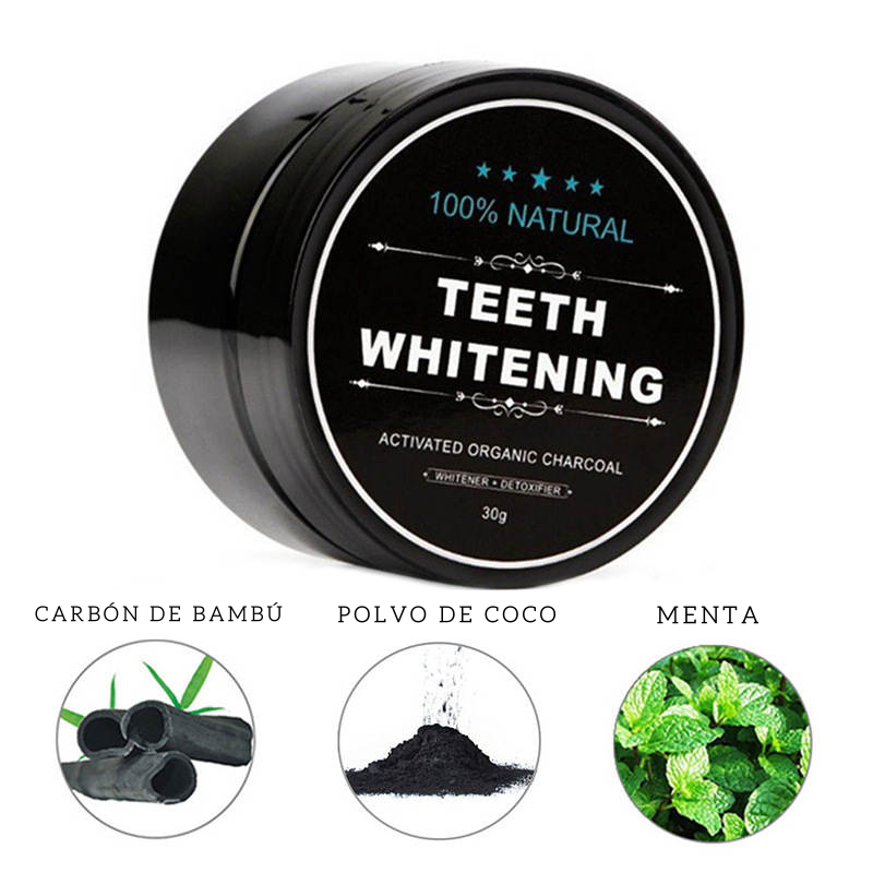 WhiteCharcoal - Blanqueador dental