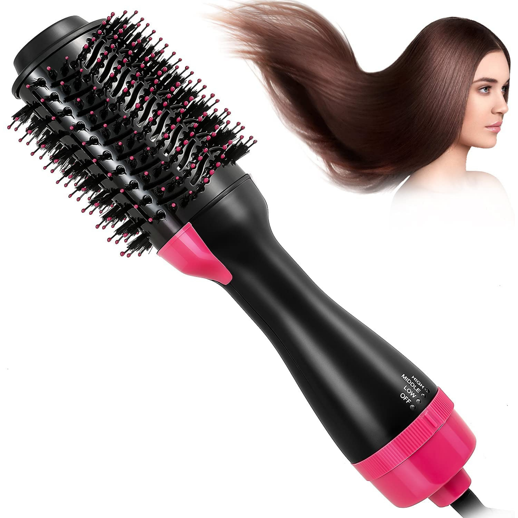 VolumeDry Pro Brush Rosa - Cepillo secador eléctrico