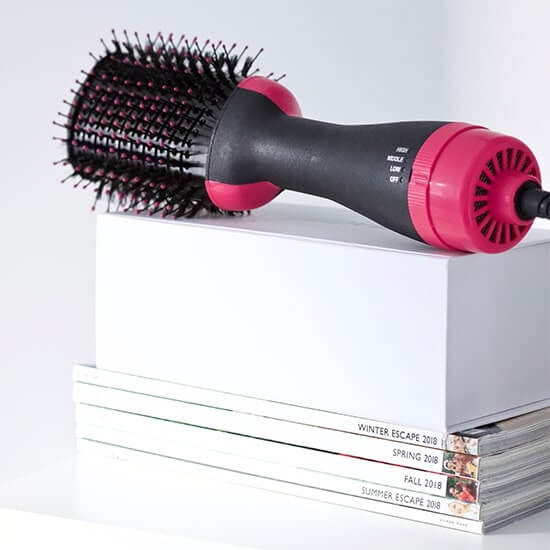 VolumeDry Pro Brush Rosa - Cepillo secador eléctrico