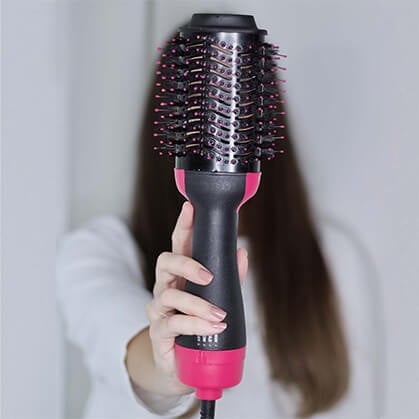 VolumeDry Pro Brush Rosa - Cepillo secador eléctrico