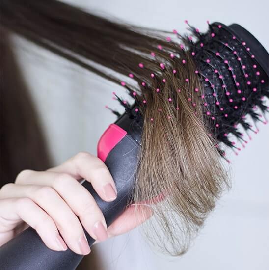 VolumeDry Pro Brush Rosa - Cepillo secador eléctrico