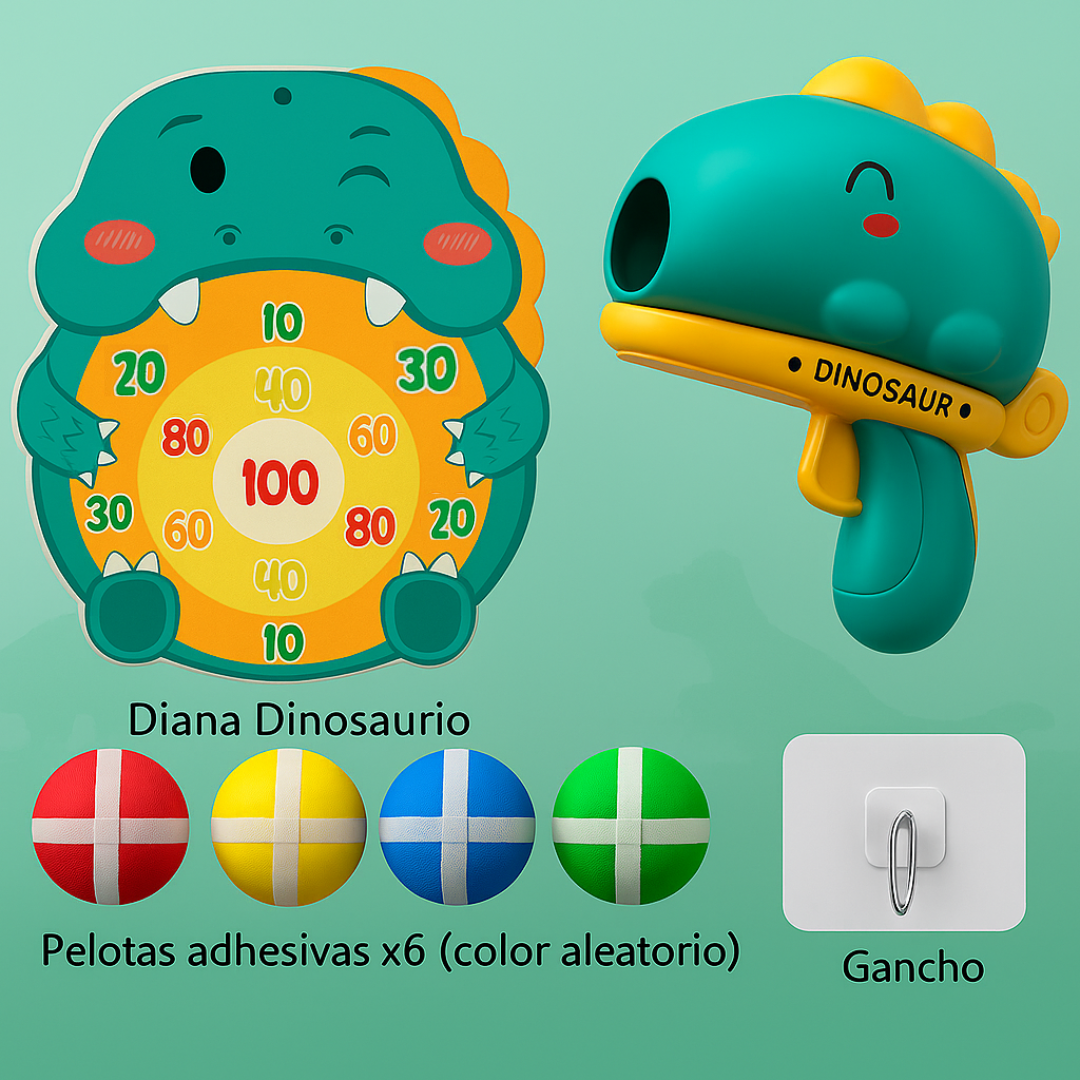 DinoShot Target Game - Diana de dinosaurio