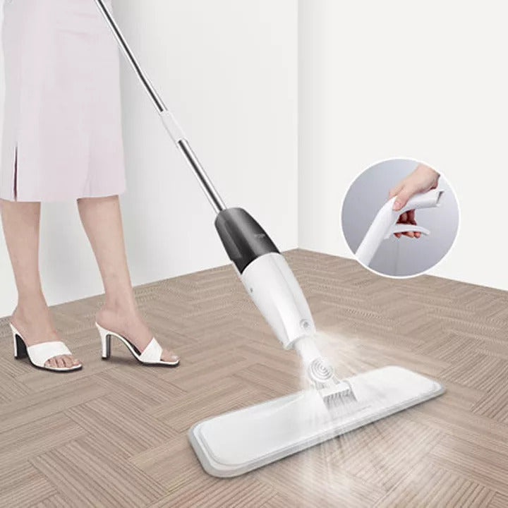 SprayClean Flat Mop Pro - Mopa rectangular con pulverizador